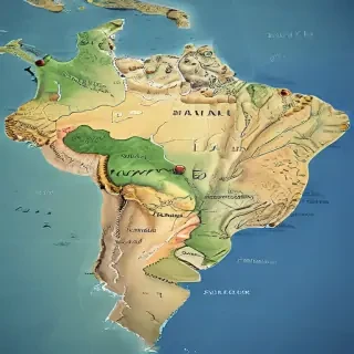 map of brazil