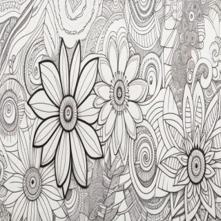 flower doodle art