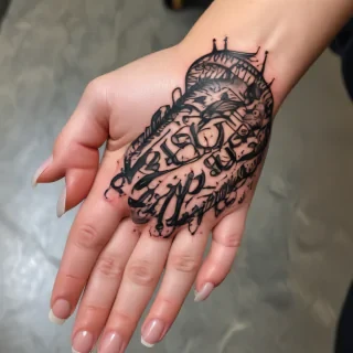 i love you sign language tattoo