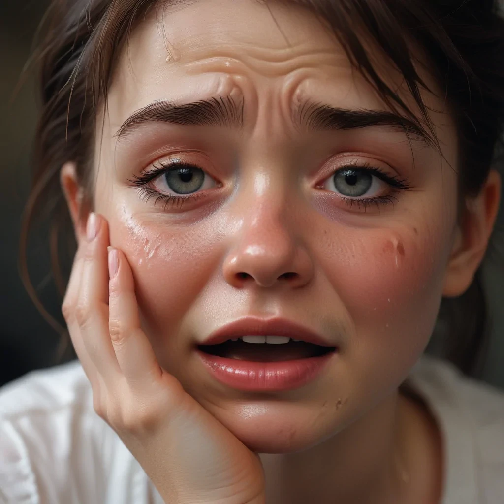 picture of someone crying