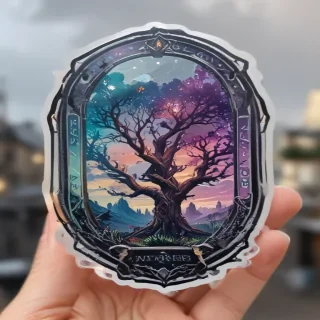 transparent aesthetic sticker