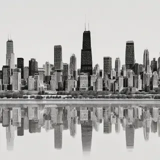 chicago skyline png