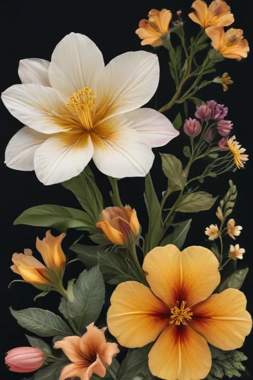 pressed flower png
