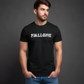 black tee shirt mockup