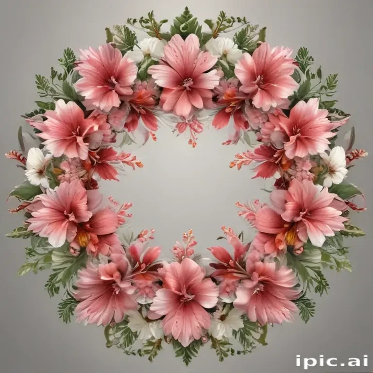 png border flower