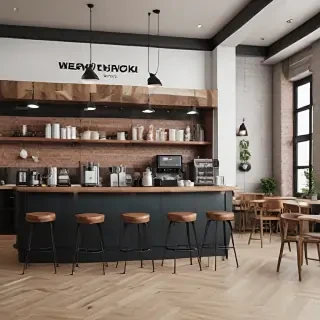 coffee shop mockup