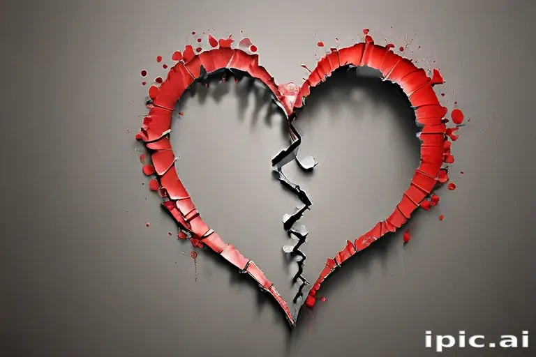 wallpaper broken heart images