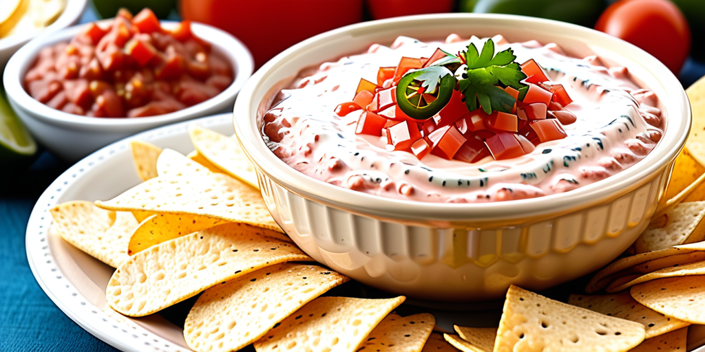 salsa and cream cheese dip