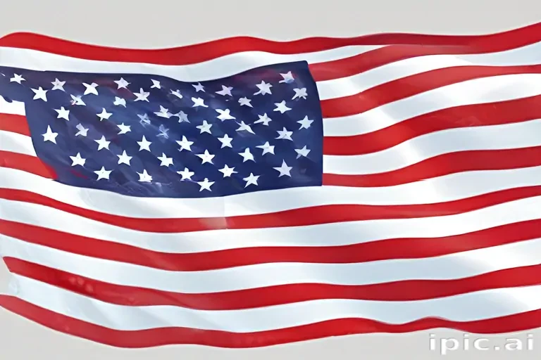 transparent american flag clipart