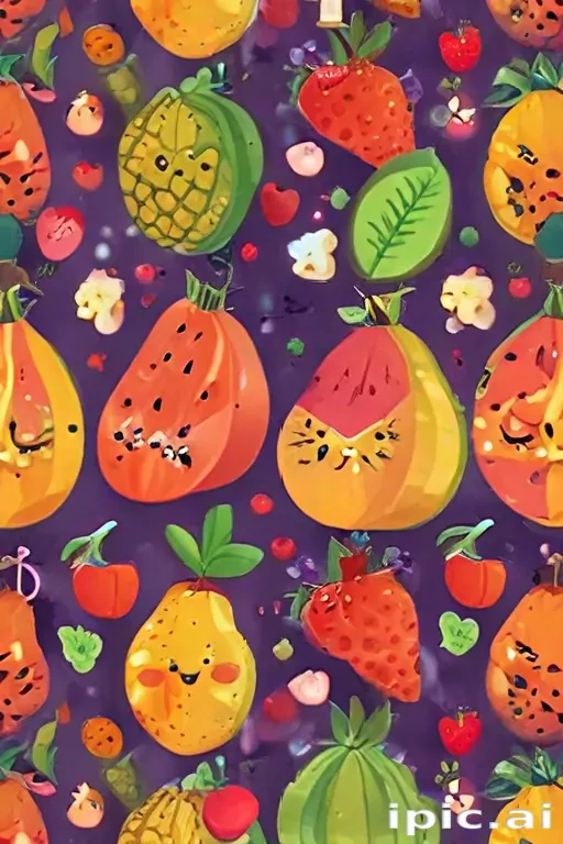 cute fruit backgrounds