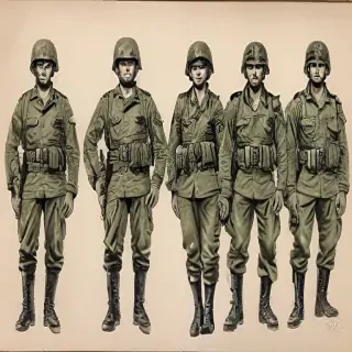 army drawings