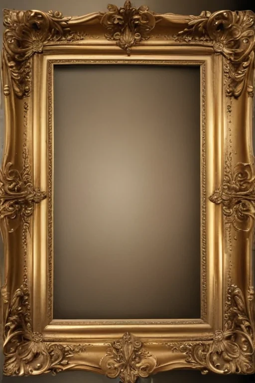 fancy gold frame