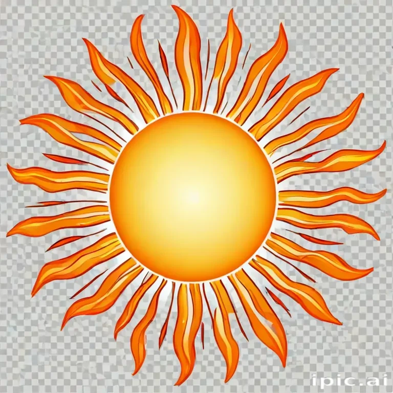 sun clipart transparent