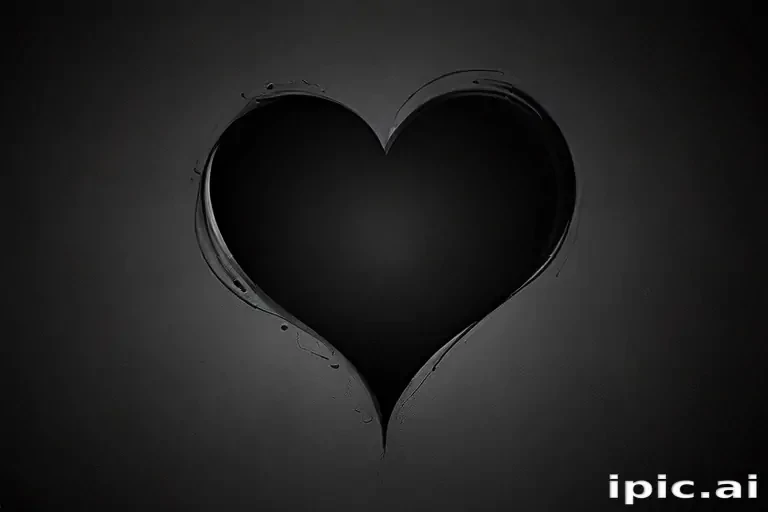black heart background