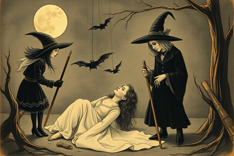 vintage witch images