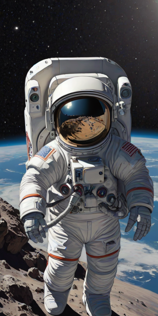 astronaut cartoon