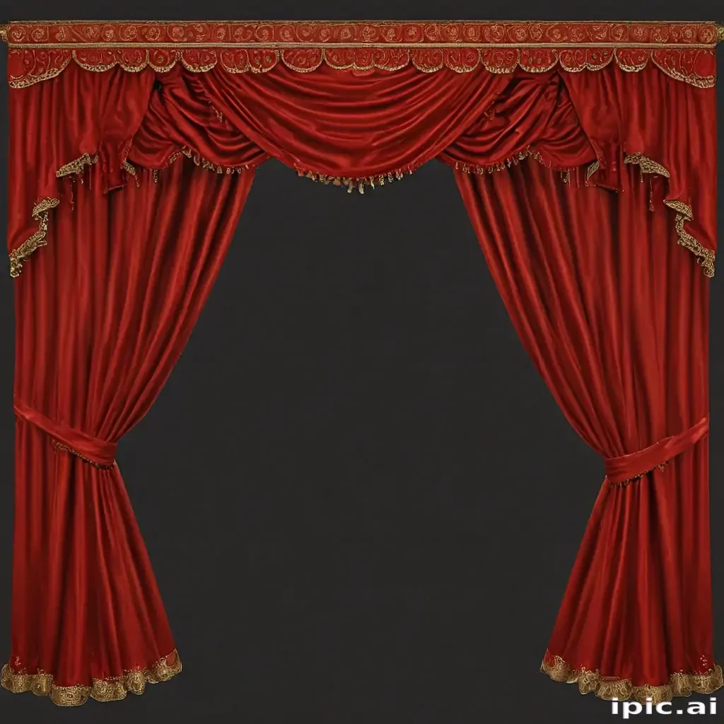 red curtain png