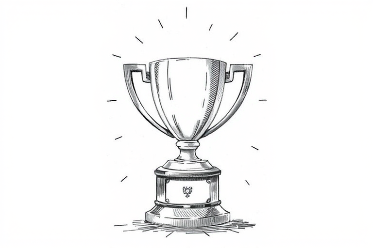 trophy drawing