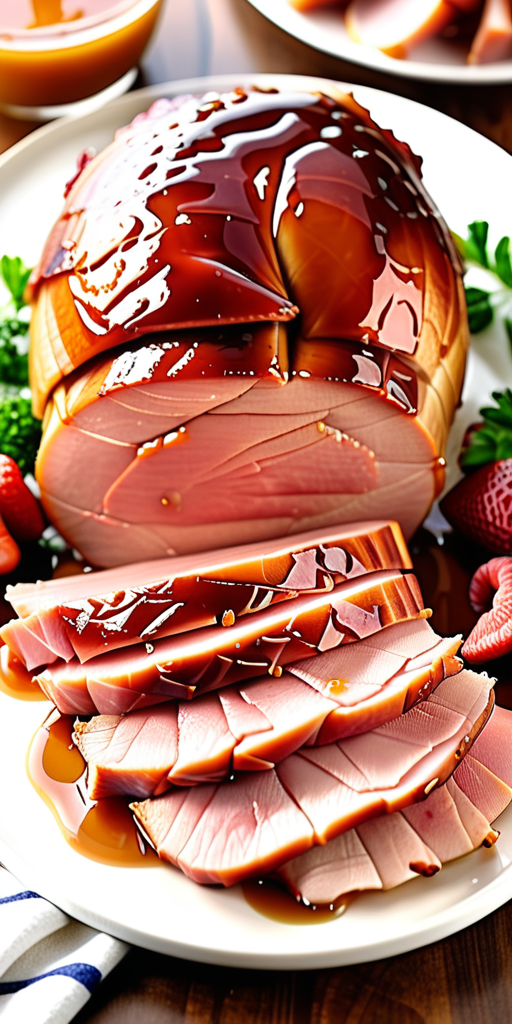 3-ingredient brown sugar ham glaze