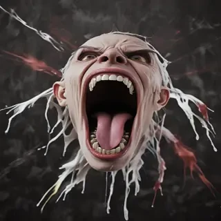 screaming background