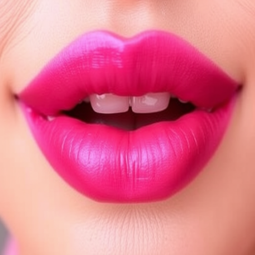 Ombre pink-to-purple lips, known as "Sunset Gradient," create a stunning two-tone effect with a smooth transition between shades