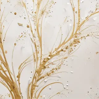 white & gold background