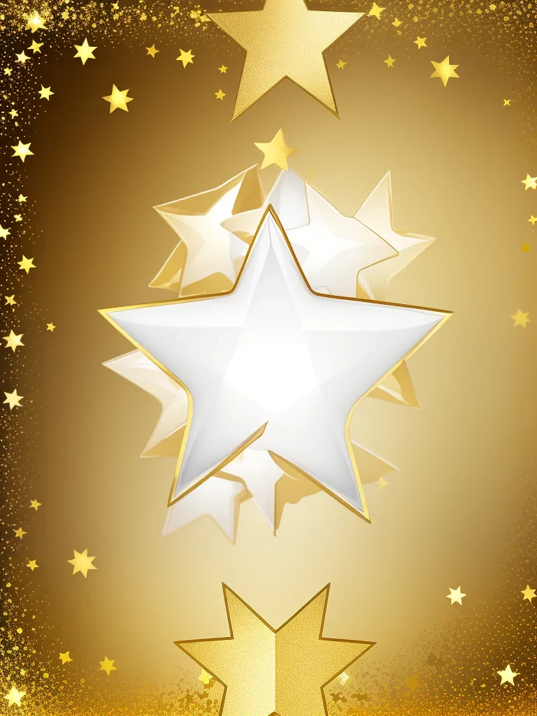 gold star transparent background