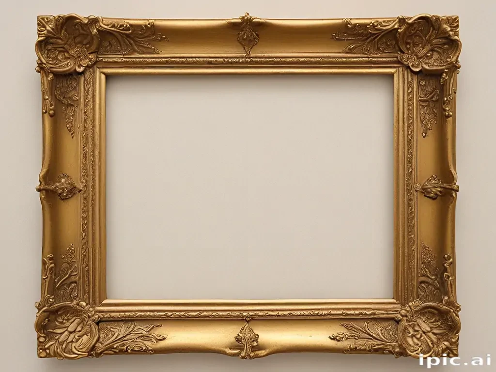 fancy gold frame