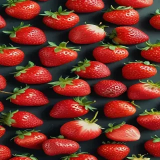 strawberry background aesthetic