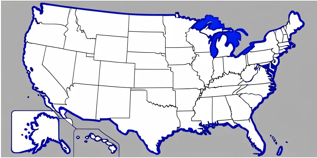 blank map of the united states