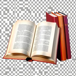book transparent background