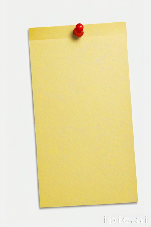 sticky note with transparent background