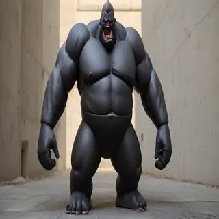 fat man black