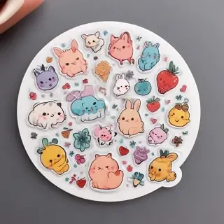 transparent cute stickers