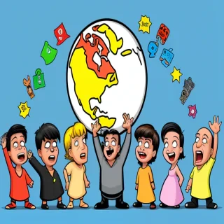 world cartoon pic
