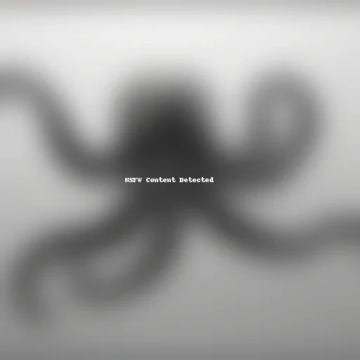 octopus black and white
