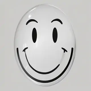 transparent happy face