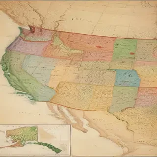 map united states