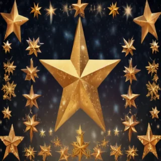 christmas stars clip art