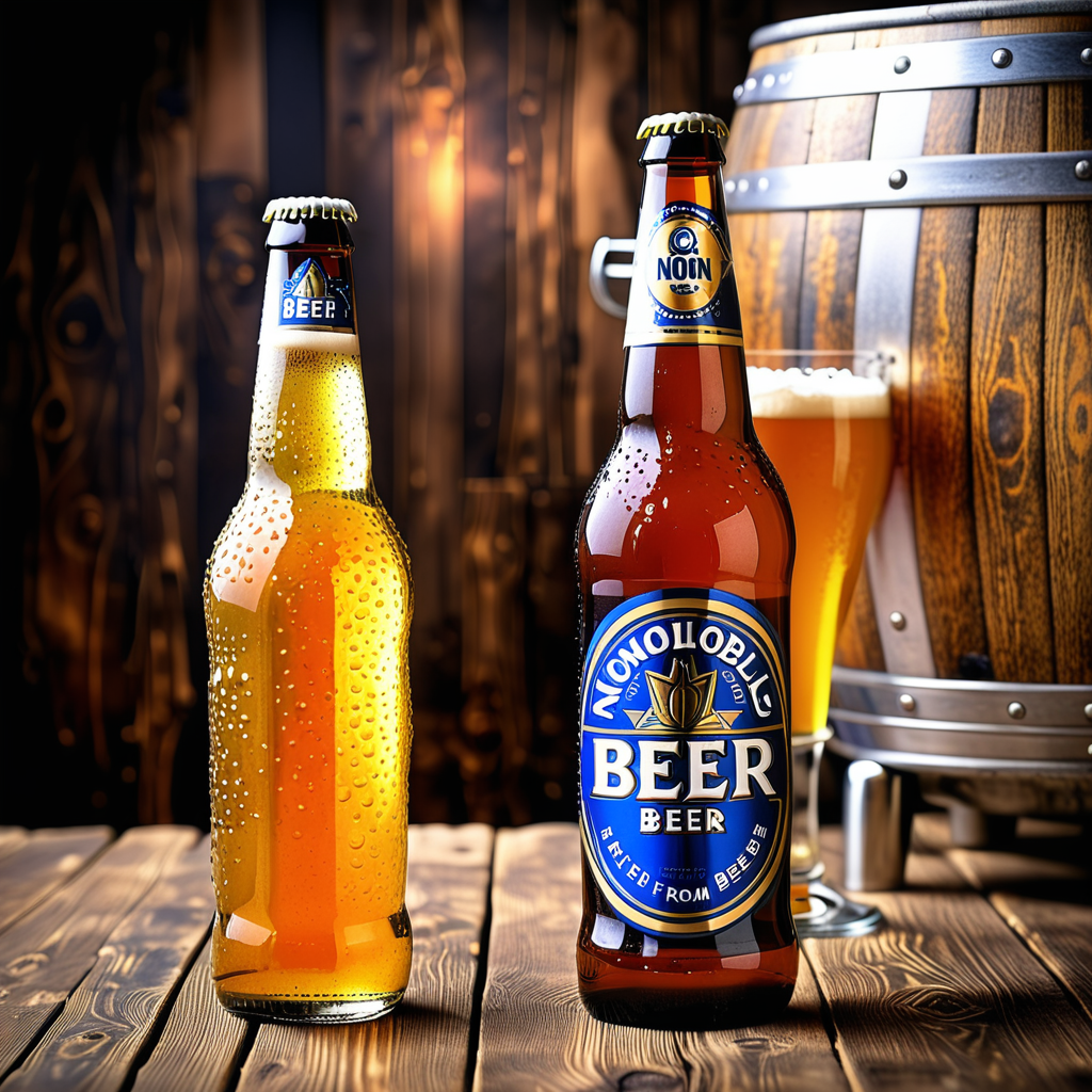 how to make alcoholic beer from non alcoholic beer