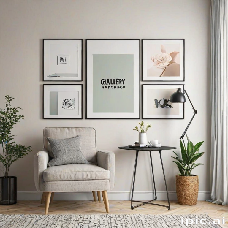 gallery wall mockup