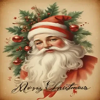 merry christmas images vintage