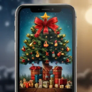 christmas iphone wallpaper