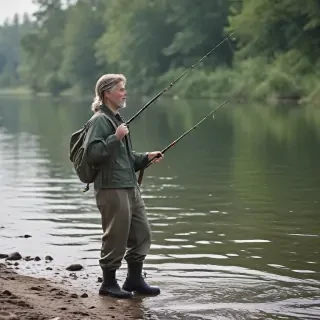 rod in fishing
