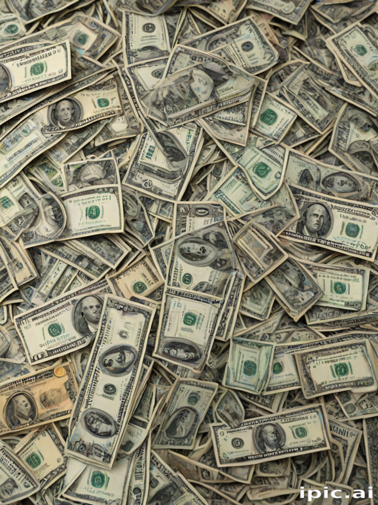 money with transparent background