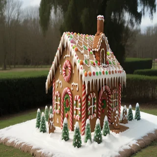 gingerbread house png