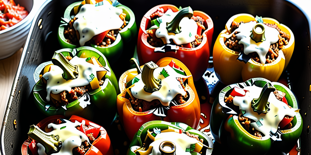 stuffed bell peppers without rice