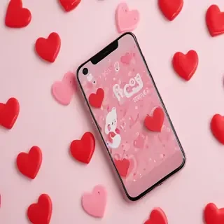 valentine's day aesthetic wallpaper