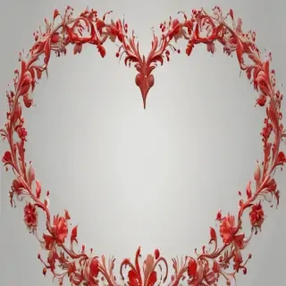 heart border png aesthetic