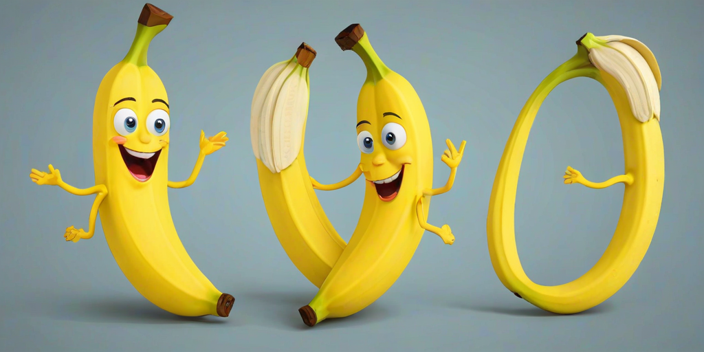 cartoon banana